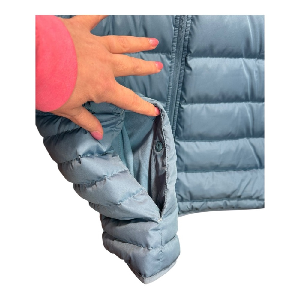 Lands’ End Down Puffer Down Winter Jacket Blue 3x… - image 3